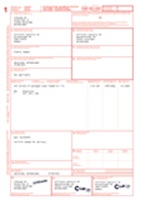 Example of CMR consignment note